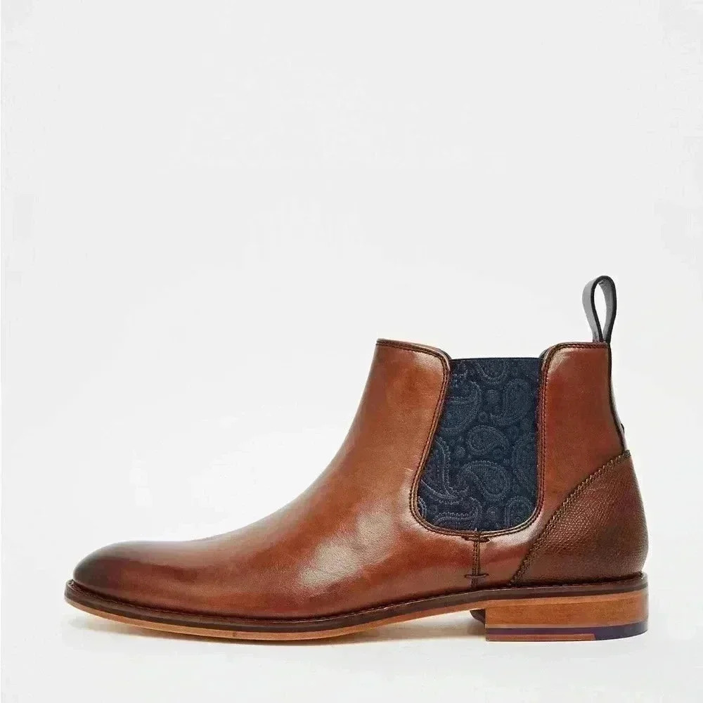 Ted Baker Camroon Leather Chelsea Boots Men’s Sz 40.5 (US 7.5)